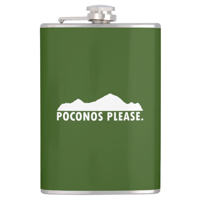 Poconos Flachmann (Vorderseite)