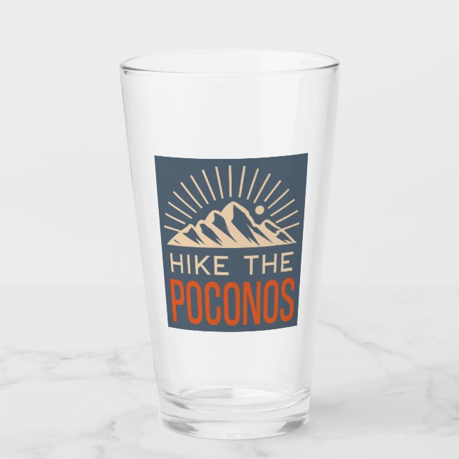 Poconos-Sonnenaufgang Glas (Vorderseite)