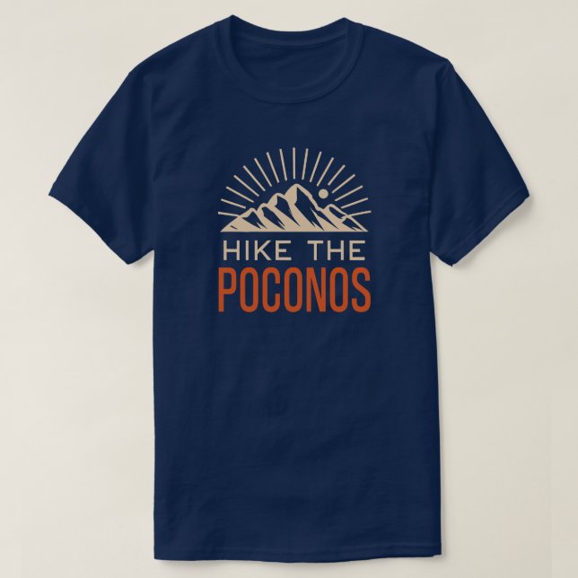 Poconos-Sonnenaufgang T-Shirt (Design vorne)