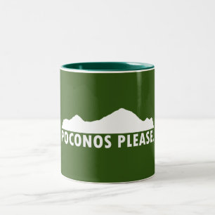 Poconos Zweifarbige Tasse