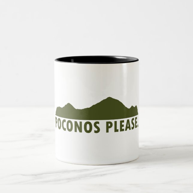 Poconos Zweifarbige Tasse (Mittel)
