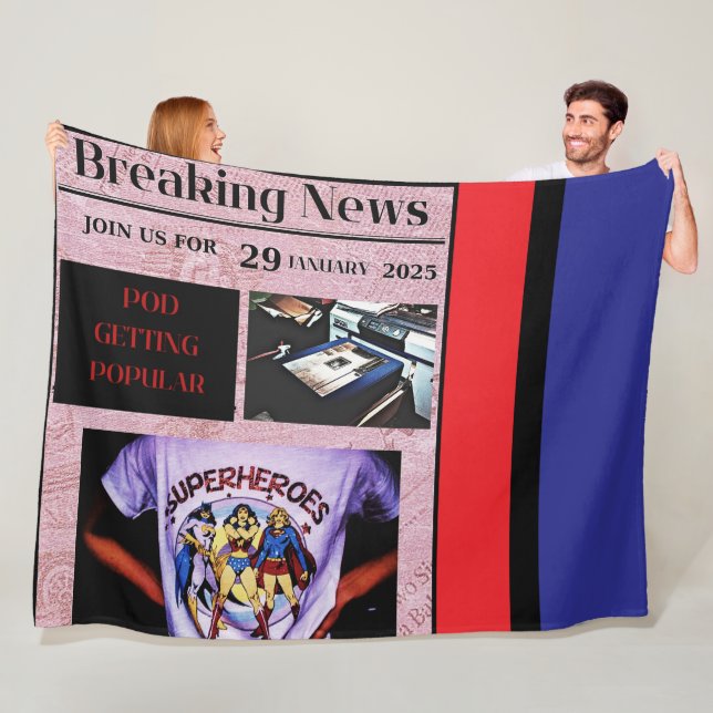 POD STUFF FLEECE BLANKET! (Beispiel)