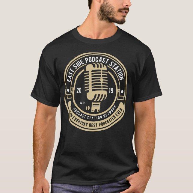 Podcast-Abzeichen T-Shirt (Vorderseite)