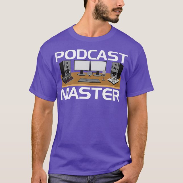 Podcast App Equipment Mixer Tshirt for (Vorderseite)