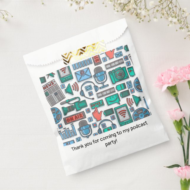 Podcast Birthday Party Fevor Bags Geschenktütchen (Versiegelt)