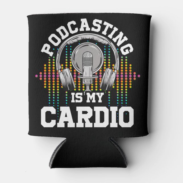 Podcast Content Creators Radio Show Podcasting Dosenkühler (Vorderseite)