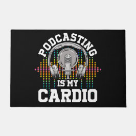 Podcast Content Creators Radio Show Podcasting T- Fußmatte