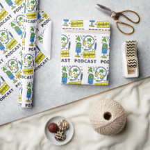 Podcast-Geschenkpapier, Geschenkverpackung für Con