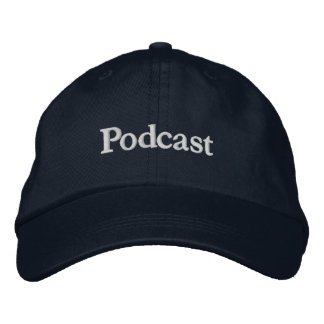 Podcast (Hut) Bestickte Kappe