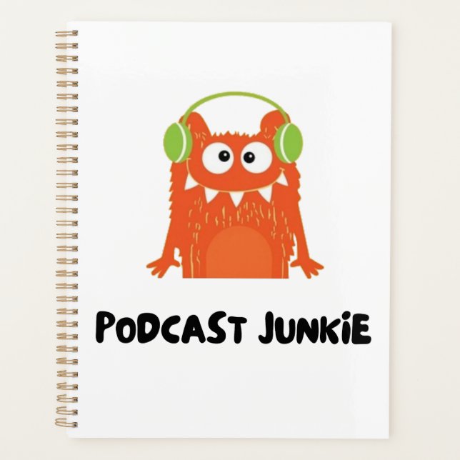 Podcast-Junkie Planer (Vorderseite)