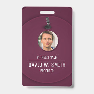Podcast-Produzent/Stimmcoach/Sprecher Ausweis