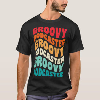 Podcaster Vintag Retro 60er 70er 80er Vibes T-Shirt