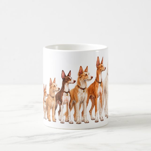 Podenco-Aufgebot Kaffeetasse (Mittel)