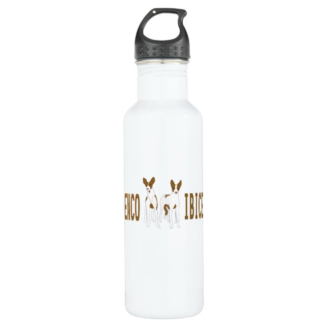 Podenco ibicenco trinkflasche (Vorderseite)