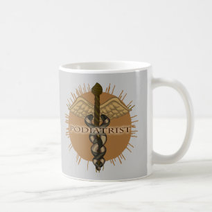 Podiatrist Caduceus Kaffeetasse