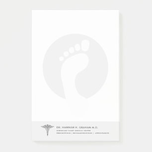Podiatrist   Foot Doctor, kundenspezifisch Lined P Post-it Klebezettel