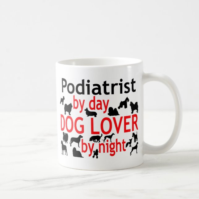 Podiatrist Hund Lover Kaffeetasse (Rechts)