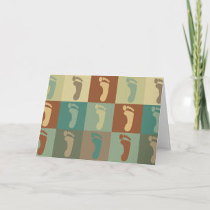 Podiatry-Pop-Kunst Karte