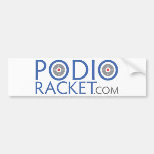Podioracket Autoaufkleber