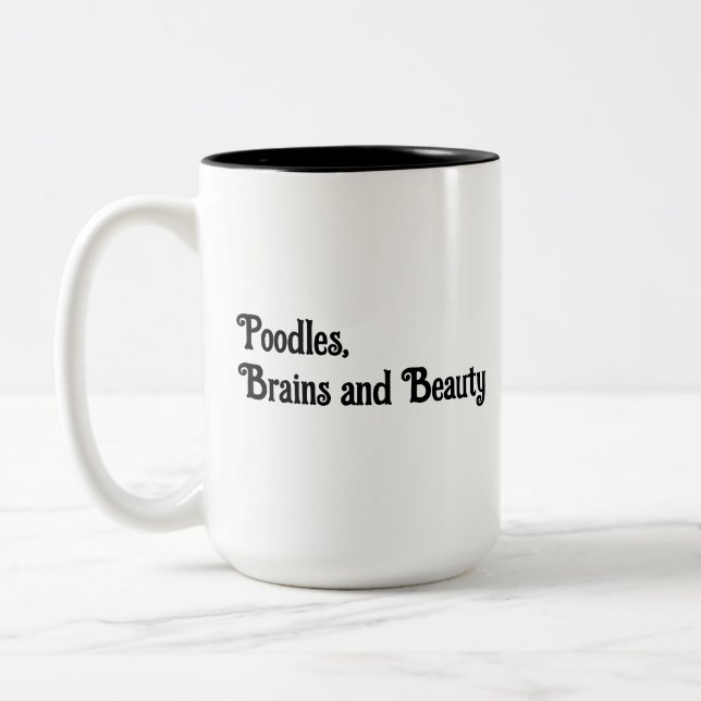 Podles, Gehirne und Beauty Coffee Tasse (Links)