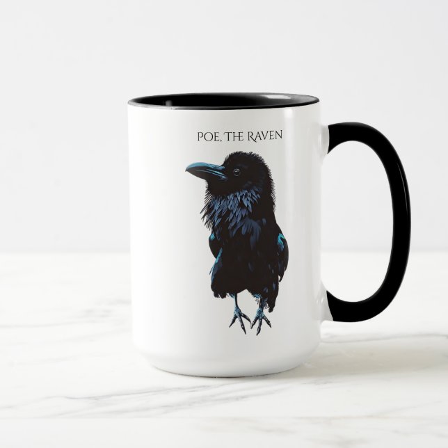 Poe der Raben-Mug Tasse (Rechts)