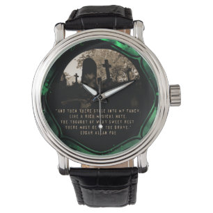 Poe "die ernsten " armbanduhr