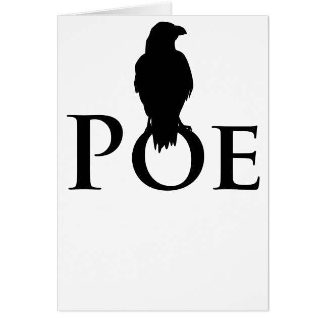 Poe Edgar Allan Poe und der Rabe (Vorne)