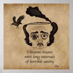 Poe insane poster