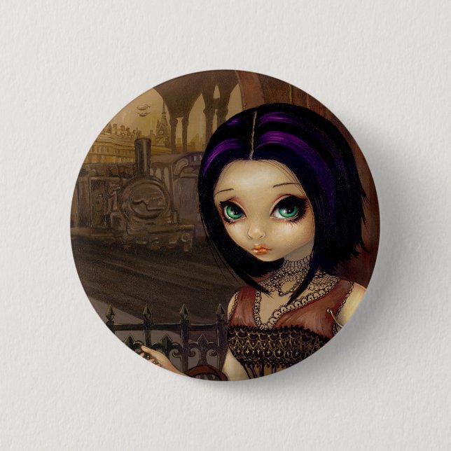 "Poe-" Knopf Button (Vorderseite)