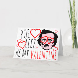 Poe Leez Be my Valentine Feiertagskarte