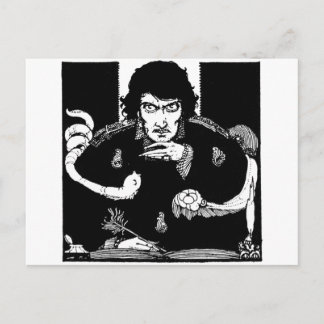 Poe Portrait Postkarte