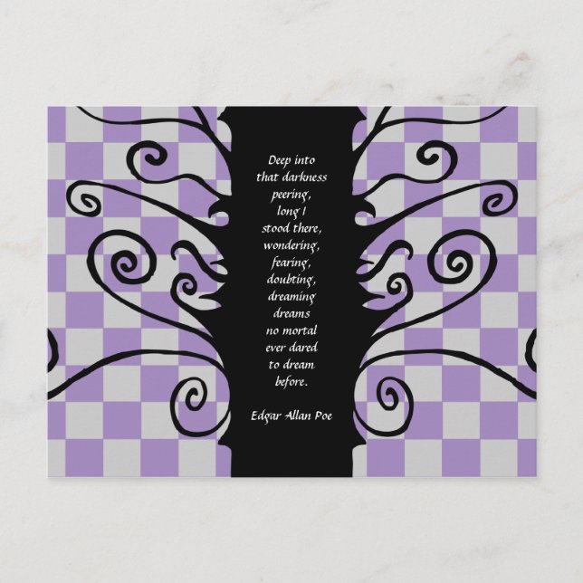 Poe Postkarte (Vorderseite)