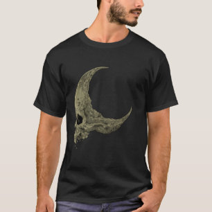 Poe Raven Skull Moon Halloween Gothwomen s T Sh T-Shirt