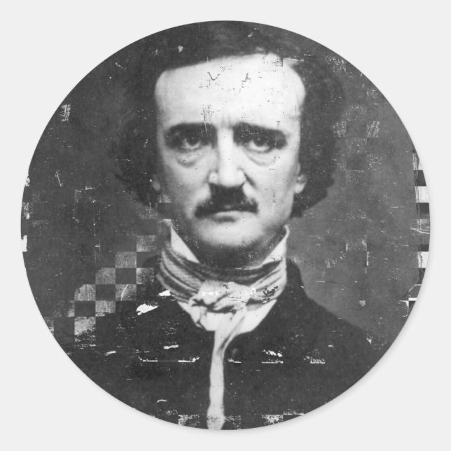 Poe Runder Aufkleber (Vorderseite)