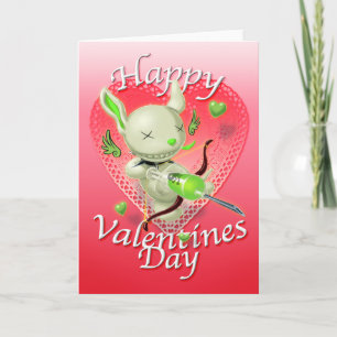 Poe the Goodbye Puppy Valentine Feiertagskarte