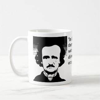 Poe Zitat zum Schreiben Kurzer Geschichten Kaffeetasse
