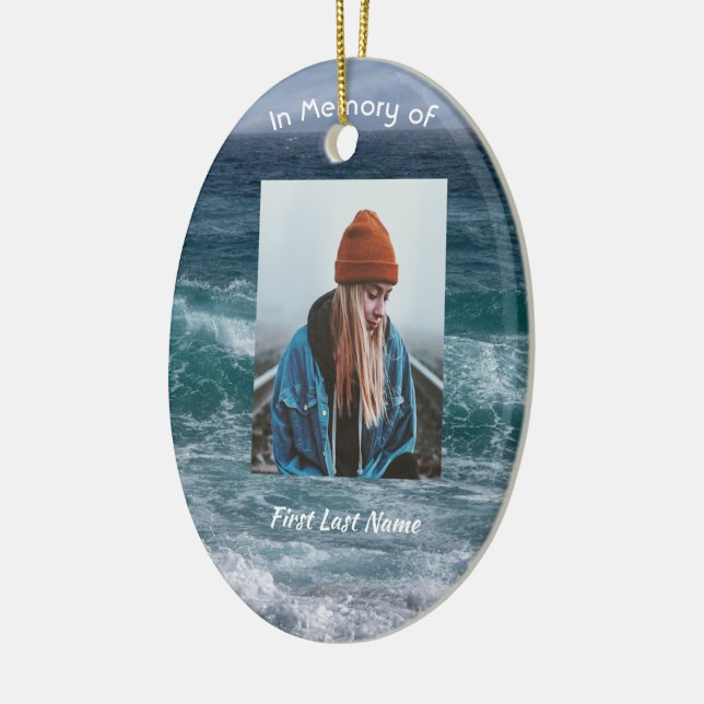  Poem Memorial Keepsake Ocean Sea Beach Keramik Ornament (Links)