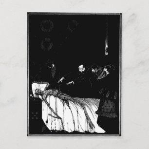 Poes Mysterien und Fantasie Postkarte