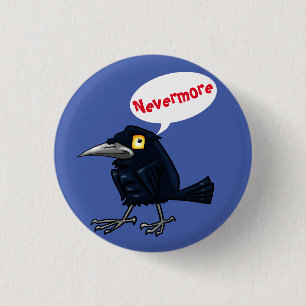 Poe's Raven Button