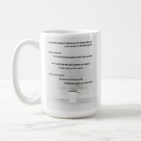 Poesie-Kaffee-Tasse