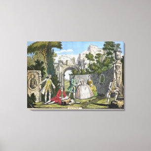 Poesie, Kneipe. durch Robert Sayer (fl.1750-80) Leinwanddruck