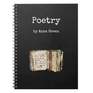 Poesie Notizbuch Notizblock