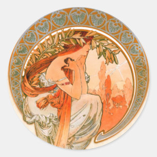 Poesie Runder Aufkleber