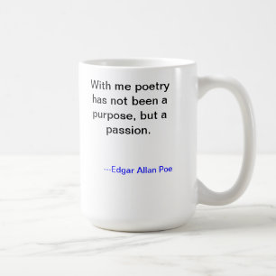 Poesie-Tasse Edgar Allan Poe Kaffeetasse