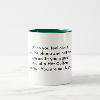 Poesie-Tasse Zweifarbige Tasse