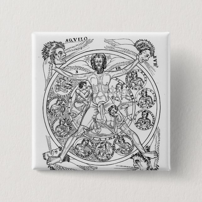 Poesie und Musik Button (Vorderseite)