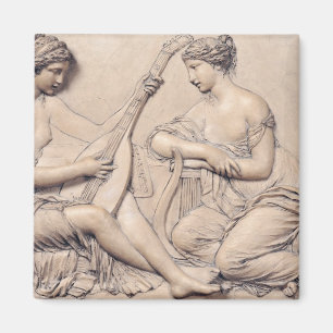 Poesie und Musik Magnet