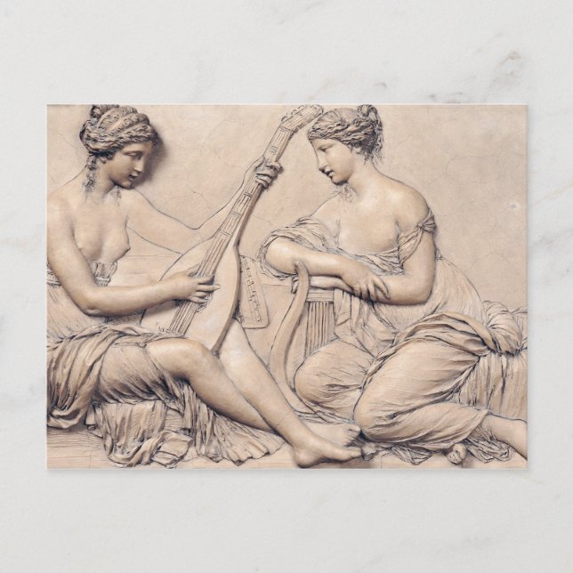 Poesie und Musik Postkarte (Vorderseite)