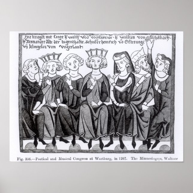 Poesie- und Musikkongress Poster (Vorne)