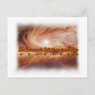 Poesie und Universum auf einer Postkarte